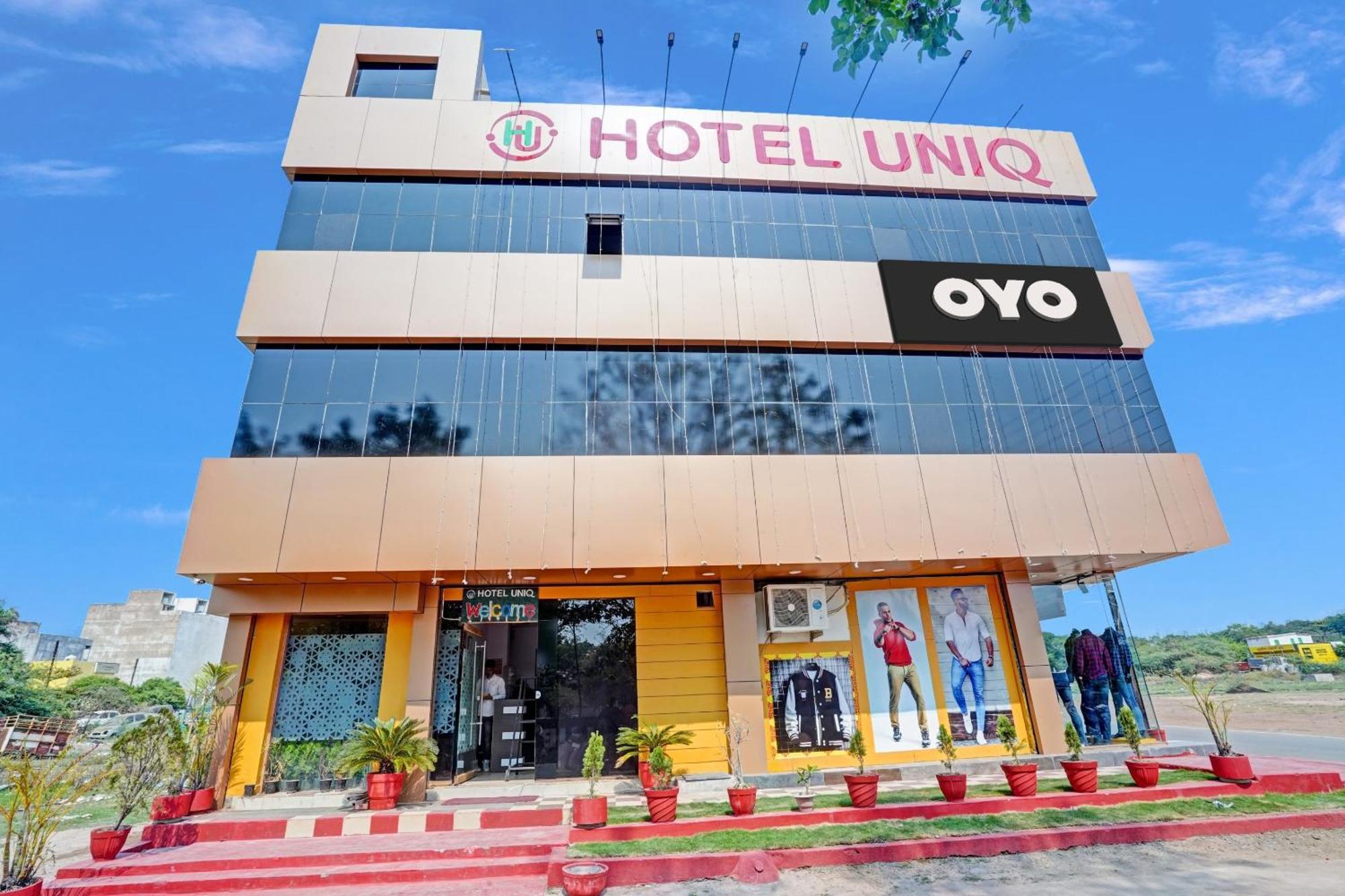 Oyo Flagship 81098 Hotel Uniq Bhilai Экстерьер фото